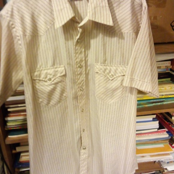 2 SS WESTERN SNAP SHIRTS SZ XL WRANGLER (USA) AND ARIZONA VINTAGE - Picture 6 of 9